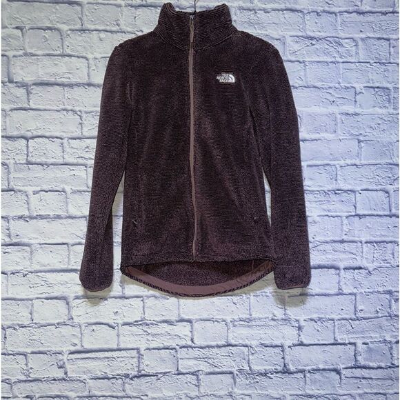The North Face Mauve Women's small Osito Full Zip Fleece Jacket Fuzzy Cozy Warm - Picture 13 of 13